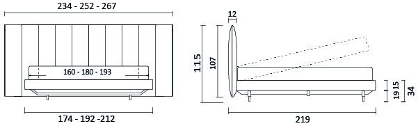 Afmetingen Opera Slim BedHabits 5 100
